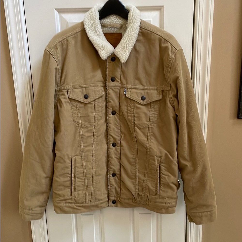 Levi's Tan Cozy Sherpa Jacket